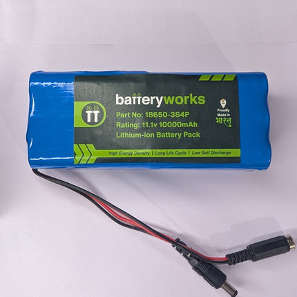 11.1v 10000mah 3s4p - Lithium Ion Battery Pack