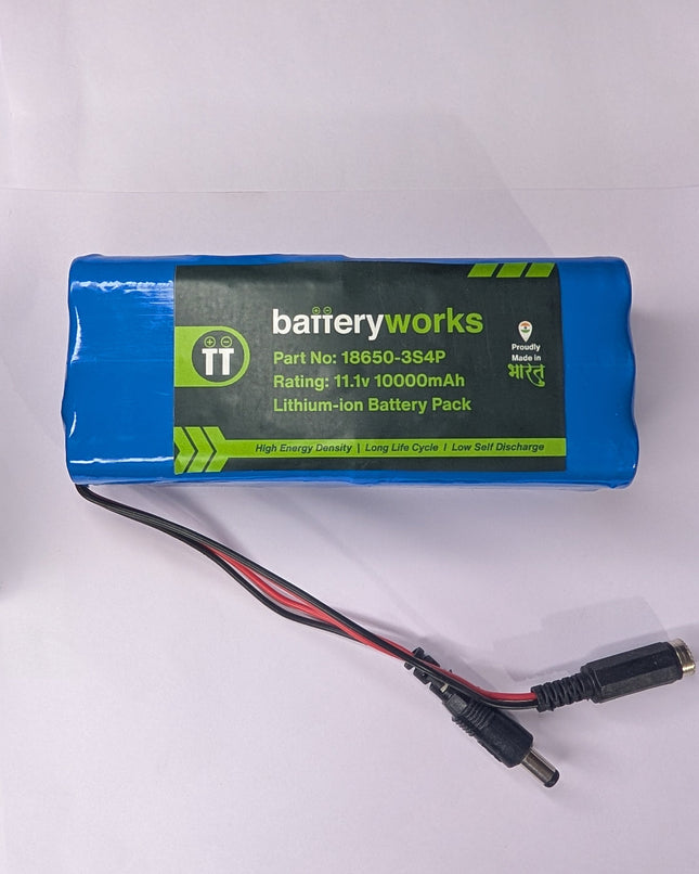 11.1v 10000mah 3s4p - Lithium Ion Battery Pack