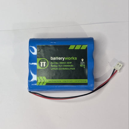 11.1v 2200mah 3s1p - Lithium Ion Battery Pack