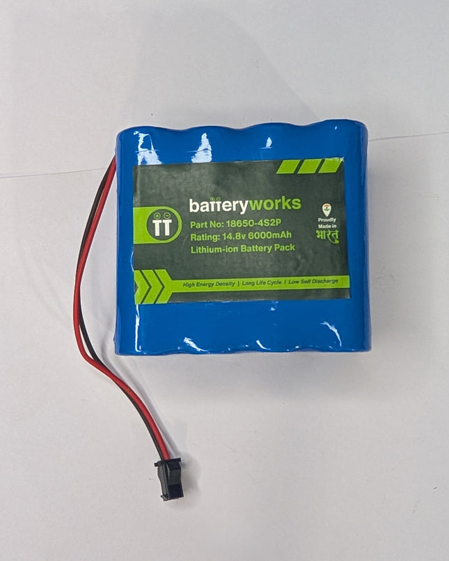 14.8v 6000mah 4s2p - Lithium Ion Battery Pack