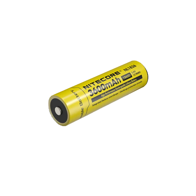 Nitecore NL1836 18650 3600mAh Protected Li-ion Rechargeable Battery ‚ 3.6V 12.96Wh