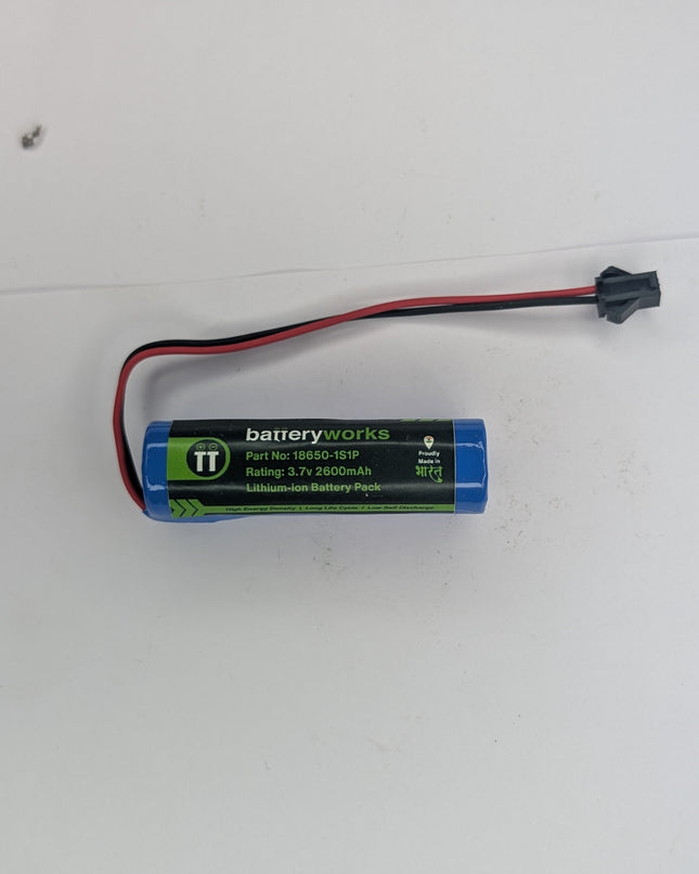 3.7v 2600mah 1s1p - Lithium Ion Battery Pack