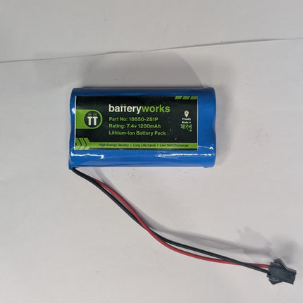 7.4v 1200mah 2s1p - Lithium Ion Battery Pack