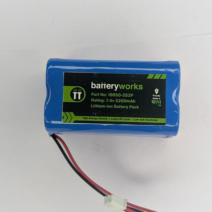 7.4v 5200mah 2s2p - Lithium Ion Battery Pack