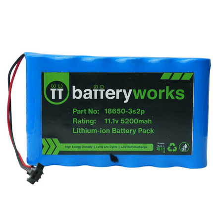 BW-3s2p-11.1-5200 Lithium Ion Battery Pack