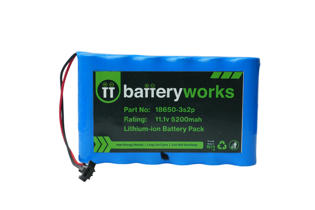 BW-3s2p-11.1-5200 Lithium Ion Battery Pack