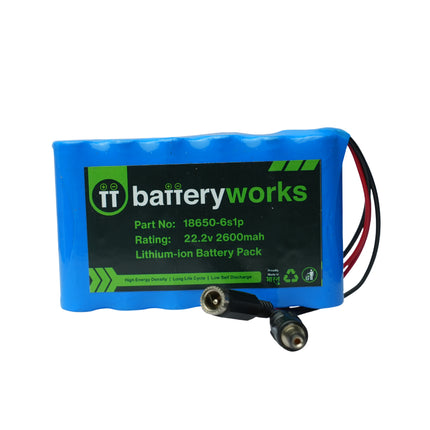 BW-6s1p-22.2-2600 Lithium Ion Battery Pack