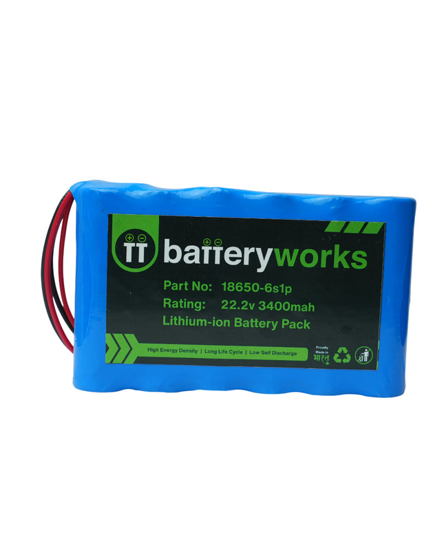 BW-6s1p-22.2-3400 Lithium Ion Battery Pack