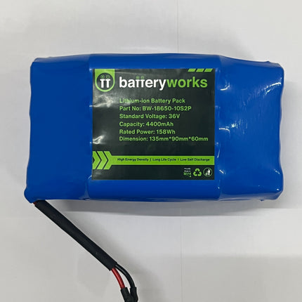 Batteryworks 36V 4.4Ah (4400 mAh) - Hoverboard Replacement Lithium ion Battery With BMS Protection