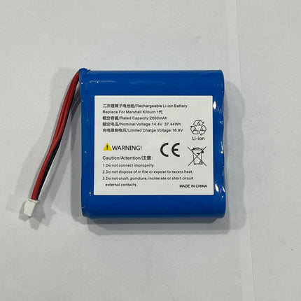 Marshall Kilburn 1 Replacement Speaker Battery - High-Performance 14.4V 2600mAh Li-ion Pack