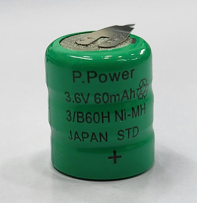 P.Power 3.6v 60mah motherboard rechargeable Battery (10 pc)