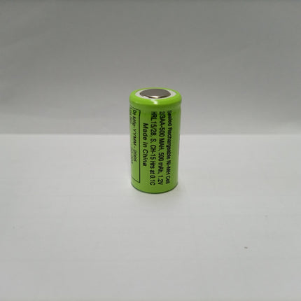 Surepower brand NIMH Flat top 2/3AA size 1.2v 500mah cell (5 pc)