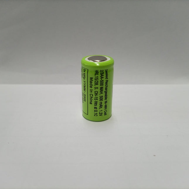 Surepower brand NIMH Flat top 2/3AA size 1.2v 500mah cell (5 pc)