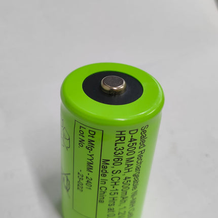 Surepower brand NIMH Button top D size 1.2v 4500mah cell (2 pc)