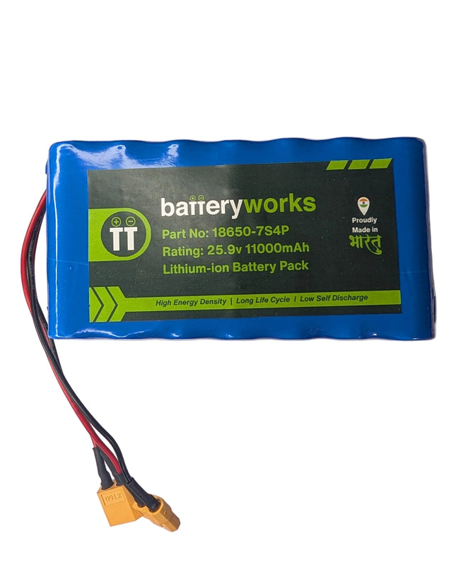 25.9v 11000mah 7s4p - Lithium Ion Battery Pack