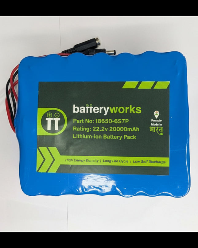 22.2v 20000mah 6s7p - Lithium Ion Battery Pack