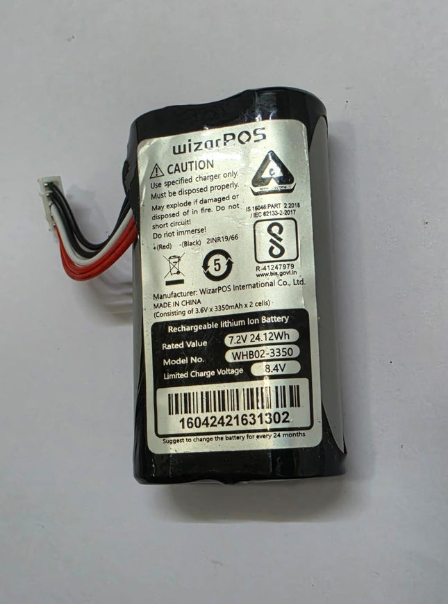 WizarPOS WHB02-3350 Replacement Battery 7.2V 24.12Wh
