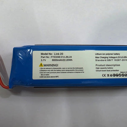 JBL Link 20 replacement battery with multi-wire connector