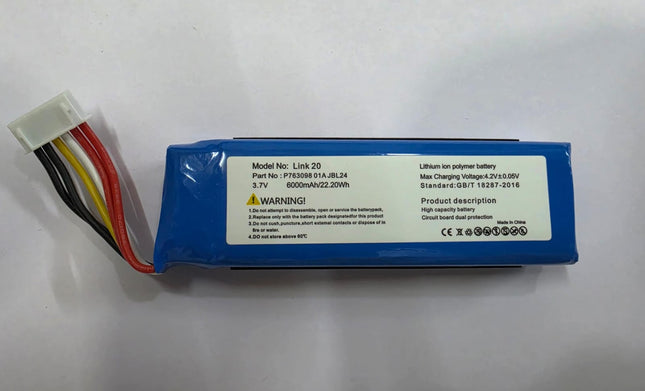 JBL Link 20 replacement battery with multi-wire connector
