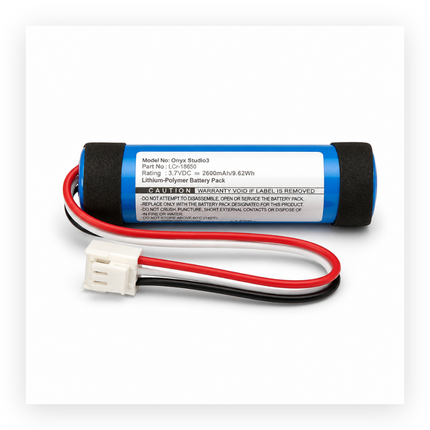 Harman Kardon Onyx Studio 3 Speaker - Replacement Battery (Lithium Polymer Battery, 3.7V, 2600mAh)