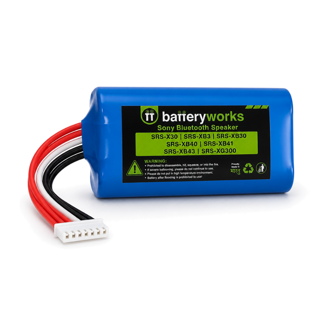 Sony SRS-X30 SRS-XB3 SRS-XB30 SRS-XB40 SRS-XB41 SRS-XB43 SRS-XG300 Replacement Battery 6000mAh | BatteryWorks