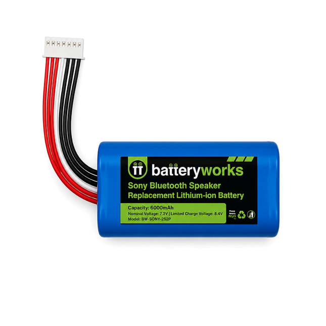 Sony SRS-X30 SRS-XB3 SRS-XB30 SRS-XB40 SRS-XB41 SRS-XB43 SRS-XG300 Replacement Battery 6000mAh | BatteryWorks