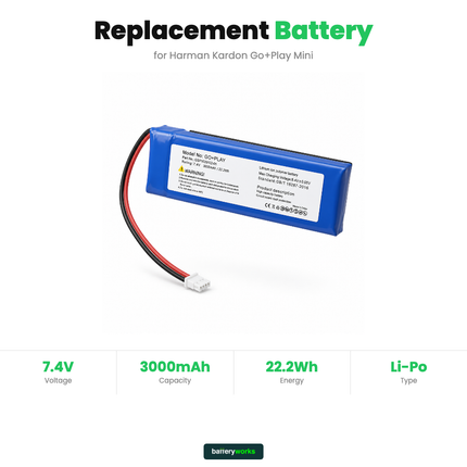 Harman Kardon Go+Play Mini Replacement Battery | BatteryWorks