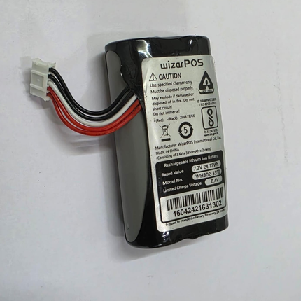 WizarPOS WHB02-3350 Replacement Battery 7.2V 24.12Wh