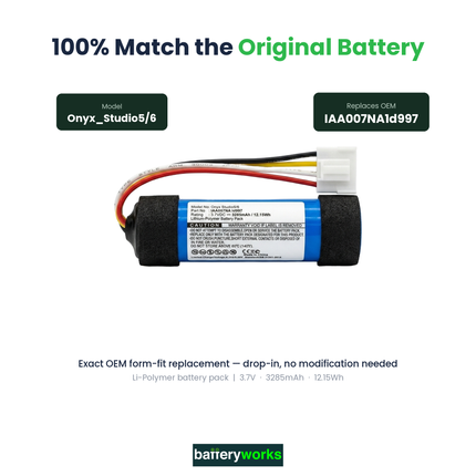 Harman Kardon Onyx Studio 6 Battery | BatteryWorks