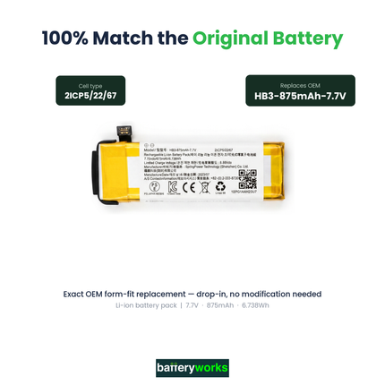 OSMO Pocket 1 Replacement Battery | BatteryWorks