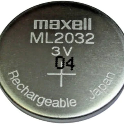 Maxell ML2032 3v rechargeable lithium button cell