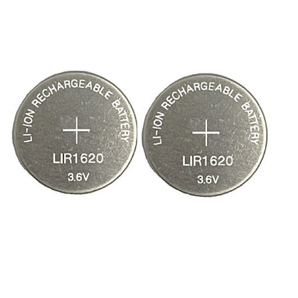 LIR1620 3.6v rechargeable lithium button cell (5 pc)